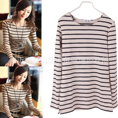 杭州四季青批發市場 條紋娃娃領短T超值熱銷，單價低至19元